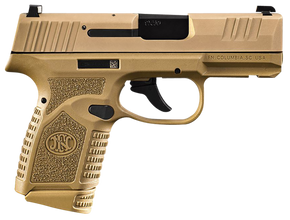 FN 66101409 Reflex Micro-Compact Frame 9mm Luger 15+1/11+1, 3.30" Black Target Crown Steel Barrel, Flat Dark Earth PVD Serrated Steel Slide & Polymer Frame w/Picatinny Rail, Ambidextrous 155189 FN 66101409 Reflex Micro-Compact Frame 9mm Luger 15+1/11+1, 3.30" Black Target Crown Steel Barrel, Flat Dark Earth PVD Serrated Steel Slide & Polymer Frame w/Picatinny Rail, Ambidextrous 155189