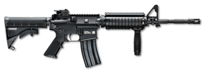 FN 36318 FN 15 M4 Military Collector 5.56x45mm NATO 16" Black Barrel / Receiver 30+1, Matte Black 6 Position Collapsible Stock, Black A2 Grip, Optics Ready 3094 FN 36318 FN 15 M4 Military Collector 5.56x45mm NATO 16" Black Barrel / Receiver 30+1, Matte Black 6 Position Collapsible Stock, Black A2 Grip, Optics Ready 3094