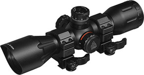 UTG CROSSBOW SCOPE 4X32 1" PRO</br>5-STEP RGB RETICLE QD RINGS SCPM4CR5WQ