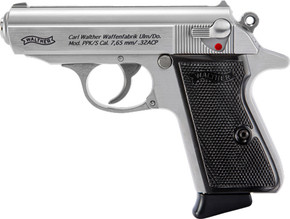 WALTHER PPK/S 32ACP SS FS7-RD. BLACK SYNTHETIC GRIPS G4796022 WALTHER PPK/S 32ACP SS FS7-RD. BLACK SYNTHETIC GRIPS G4796022