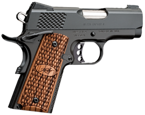 Kimber Mfg, Inc 3200150CA Raptor II Ultra *CA Compliant 45 ACP 7+1 3" Stainless Match Grade Barrel, Matte Black Serrated Steel Slide, Matte Black Aluminum Frame w/Beavertail, Zebrawood Grip 170456