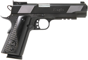 Iver Johnson Arms EAGLELR Eagle LR  Government Size 45 ACP 8+1 5" Matte Blued 174703