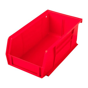 STACKABLE BULLET BIN, LARGE RED 100013082