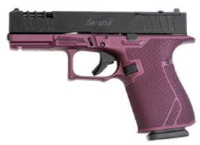 Great Lakes Firearms GL19CHY Striker  9mm 15+1 4" Front/Rear Serrations Cerakote Black Cherry 172618