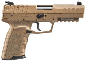 FN 66101275 Five-seveN MRD 5.7x28mm  4.80" Barrel 20+1, Flat Dark Earth Polymer Frame With Mounting Rail & Serrated Trigger Guard, Optic Cut FDE Steel Slide, No Manual Safety, Optics Ready 147538