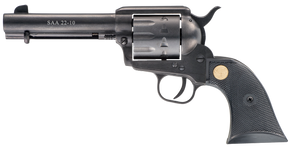 Chiappa Firearms CF340155 SAA 1873  Medium Frame 22 LR 10 Shot, 4.75" Blued Steel Barrel, Blued Steel Frame, Blued Cylinder, Black Plastic Grip, Exposed Hammer 88302