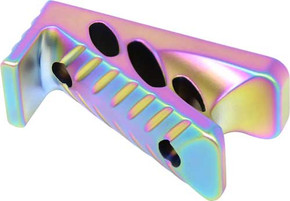 GUNTEC AR15 MICRO ANGLE GRIPRAINBOW PVD COATED ANGLEMICROMRPVD