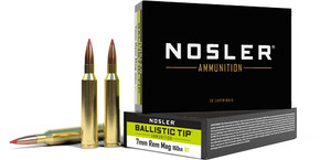 NOSLER BT 7MM REM MAG 160GRBALLISTIC TIP 20RD 10BX/CS AN43461 NOSLER BT 7MM REM MAG 160GRBALLISTIC TIP 20RD 10BX/CS AN43461