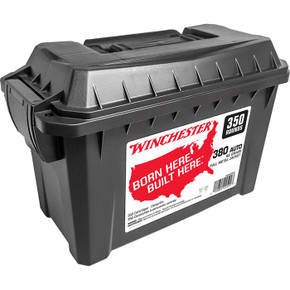 WINCHESTER AMMO 380AUTO 95GR FMJ 350RD/CAN 250022886 WINCHESTER AMMO 380AUTO 95GR FMJ 350RD/CAN 250022886