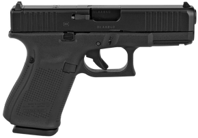Glock PA195S201MOS G19 Gen5 Compact MOS 9mm Luger 4.02" 10+1 Overall Black Finish with nDLC Steel with Front Serrations & MOS Cuts Slide, Rough Texture Interchangeable Backstraps Grip & Fixed Sights 106728 Glock PA195S201MOS G19 Gen5 Compact MOS 9mm Luger 4.02" 10+1 Overall Black Finish with nDLC Steel with Front Serrations & MOS Cuts Slide, Rough Texture Interchangeable Backstraps Grip & Fixed Sights 106728