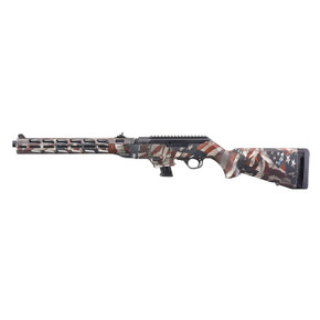 PC CARBINE 9MM 16.12” NT BBL (1)10RD FIXED AMERICAN FLAG 430110051