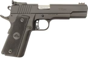 Rock Island 56922 TCM Standard FS 22 TCM Caliber with 5" Barrel, 17+1 Capacity, Overall Black Parkerized Finish Steel, Beavertail Frame, Serrated Slide & Black Polymer Grip 119975