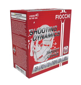 Fiocchi 12SD18X7 Shooting Dynamics 12Gauge 2.75" 1 1/8oz 7.5Shot 25 Per Box/10 Case 181150 Fiocchi 12SD18X7 Shooting Dynamics 12Gauge 2.75" 1 1/8oz 7.5Shot 25 Per Box/10 Case 181150