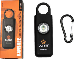 BYRNA BANSHEE ALARM/FLASHINGLIGHT DISTRESS DEVICE W/CLIP 810042111172