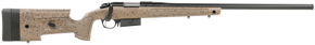 Bergara Rifles B14S359C B-14 HMR 6.5 PRC 3+1 24" Graphite Black Cerakote Barrel, Black Speckled Brown Molded w/Mini-Chassis, Adjustable LOP & Cheek Piece Stock 142652