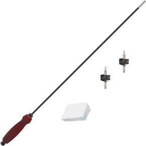 TIPTON CLEANING ROD DELUXE 20"CARBON FIBER W/2 BRUSHES 1215370 TIPTON CLEANING ROD DELUXE 20"CARBON FIBER W/2 BRUSHES 1215370