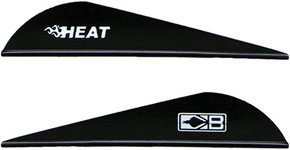 BOHNING HEAT VANE 2.5"SOLID BLACK 36PK! 101036BK25 BOHNING HEAT VANE 2.5"SOLID BLACK 36PK! 101036BK25