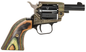 Heritage Mfg BK22CH2 Barkeep 22 LR 6 Shot, 2.67" Black Oxide Steel Barrel, Simulated Case Hardened Zinc Alloy Frame, Black Oxide Cylinder, Camo Laminate Grip, Manual Safety, Exposed Hammer 157595 Heritage Mfg BK22CH2 Barkeep 22 LR 6 Shot, 2.67" Black Oxide Steel Barrel, Simulated Case Hardened Zinc Alloy Frame, Black Oxide Cylinder, Camo Laminate Grip, Manual Safety, Exposed Hammer 157595