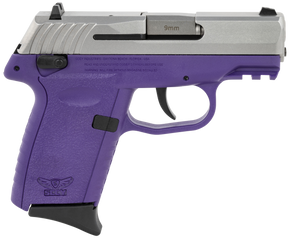 SCCY Industries CPX1TTPUG3 CPX-1 Gen3 9mm Luger 10+1 3.10" Purple Polymer w/Picatinny Rail Serrated SS Slide Purple Polymer Grip 144524