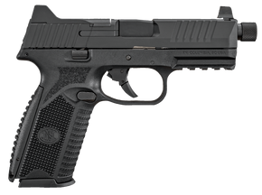 FN 66100375 509T 9mm Luger 17+1/24+1, 4.50" Black Steel Threaded Barrel, Matte Black Optic Ready/Serrated Stainless Steel Slide, Matte Black Polymer Frame w/Picatinny Rail 107905 FN 66100375 509T 9mm Luger 17+1/24+1, 4.50" Black Steel Threaded Barrel, Matte Black Optic Ready/Serrated Stainless Steel Slide, Matte Black Polymer Frame w/Picatinny Rail 107905