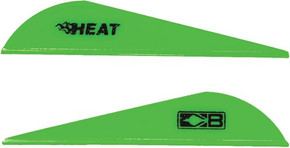 BOHNING HEAT VANE 2.5"SOLID NEON GREEN 36PK! 101036NG25 BOHNING HEAT VANE 2.5"SOLID NEON GREEN 36PK! 101036NG25