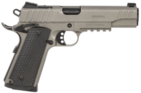Girsan 391147 MC1911 S Influencer Full Size 45 ACP 8+1 5" Black Steel Barrel, Tungsten Gray Cerakote Optic Ready/Serrated Steel Slide & Frame w/Picatinny Rail & Beavertail, Gray Polymer Grip 161015 Girsan 391147 MC1911 S Influencer Full Size 45 ACP 8+1 5" Black Steel Barrel, Tungsten Gray Cerakote Optic Ready/Serrated Steel Slide & Frame w/Picatinny Rail & Beavertail, Gray Polymer Grip 161015