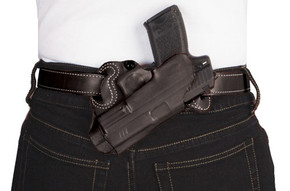 DESANTIS SMALL OF BACK HOLSTERRH OWB LEATHER M&P 9/40 2.0< 067BAM9Z0 DESANTIS SMALL OF BACK HOLSTERRH OWB LEATHER M&P 9/40 2.0< 067BAM9Z0