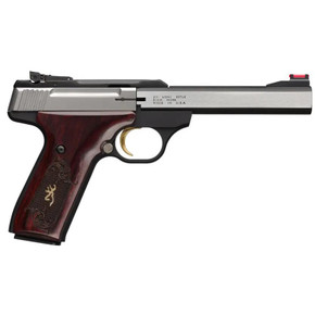 Browning Buck Mark Medallion Rosewood Handgun .22LR 10rd Magazine 5.5" Barrel Pro Target Sights CA Compliant XZ051543490 Browning Buck Mark Medallion Rosewood Handgun .22LR 10rd Magazine 5.5" Barrel Pro Target Sights CA Compliant XZ051543490