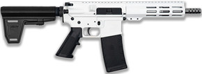 GLFA AR15 PISTOL W/BRACE 223WYLDE 7.5" SS BARREL WHITE GL15223SSPBWHT