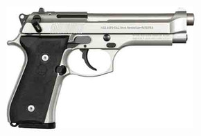 BERETTA 92FS 9MM 4.9" FS 3-DOT10-SHOT INOX BLACK RUBBER USA GJS92F510