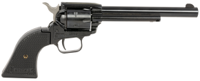 Heritage Mfg RR22B6PGHOL Rough Rider  22 LR 6 Shot, 6.50" Black Oxide Steel Barrel, Black Oxide Zinc Alloy Frame, Black Oxide Cylinder, Black Polymer Grip, Exposed Hammer 159046