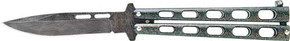 BEAR & SON BUTTERFLY KNIFE3.38" GALAXY DAMASCUS! 115GXD BEAR & SON BUTTERFLY KNIFE3.38" GALAXY DAMASCUS! 115GXD