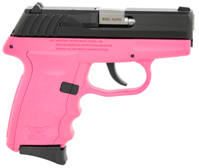 SCCY CPX-3CBPKG3 380 BLK SLIDE PNK GRIP NO SFE 10R 144553