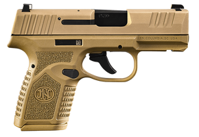 FN 66101413 Reflex Micro-Compact Frame 9mm Luger 10+1, 3.30" Black Target Crown Steel Barrel, Flat Dark Earth PVD Serrated Steel Slide, Flat Dark Earth Polymer Frame w/Picatinny Rail, Ambidextrous 155191 FN 66101413 Reflex Micro-Compact Frame 9mm Luger 10+1, 3.30" Black Target Crown Steel Barrel, Flat Dark Earth PVD Serrated Steel Slide, Flat Dark Earth Polymer Frame w/Picatinny Rail, Ambidextrous 155191