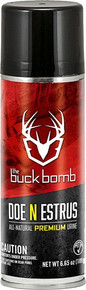 BUCK BOMB DEER LURE DOE 'NESTRUS 6.65 OZ AEROSOL 200050Z BUCK BOMB DEER LURE DOE 'NESTRUS 6.65 OZ AEROSOL 200050Z