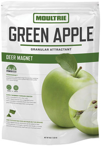 MOULTRIE DEER MAGNET GREEN</br>APPLE GRANULAR ATTRACTANT 5LB MFS13359