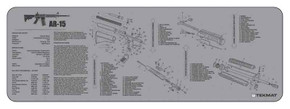 TEKMAT ARMORERS BENCH MAT12"X36" AR-15 GREY 36AR15GY TEKMAT ARMORERS BENCH MAT12"X36" AR-15 GREY 36AR15GY