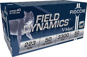 FIOCCHI 223 REM 50GR V-MAX</br>50RD 20BX/CS A223HVA50 FIOCCHI 223 REM 50GR V-MAX</br>50RD 20BX/CS A223HVA50
