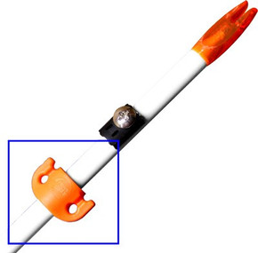 AMS BOWFISHING EVERGLIDE 5/16"</br>SAFETY SLIDE KIT 2PK ORANGE M1402ORG