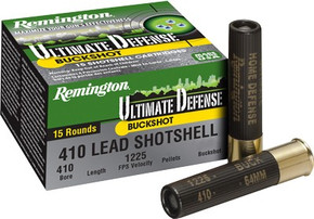 REMINGTON ULTIMATE DEFENSE 410</br>3" OOO BUCK 15RD 10BX/CS A20707 REMINGTON ULTIMATE DEFENSE 410</br>3" OOO BUCK 15RD 10BX/CS A20707