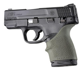 Hogue HandALL Beavertail Grip Sleeve S&W M&P Shield 45 Kahr P9/P40/CW9/CW40- Green HA18301 Hogue HandALL Beavertail Grip Sleeve S&W M&P Shield 45 Kahr P9/P40/CW9/CW40- Green HA18301