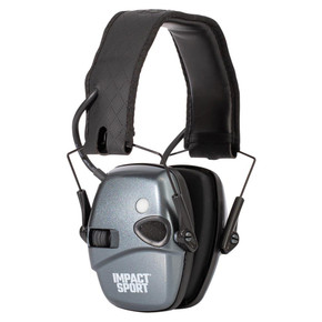 Howard Leight Impact Sport Shooting Electronic Ear Muffs with Bluetooth 21dB Charcoal Grey HQR02547