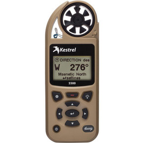 Kestrel 5500 Weather Meter with Bluetooth LiNK + Vane Mount (Tripod not included) - Desert Tan KJ0855LVTAN Kestrel 5500 Weather Meter with Bluetooth LiNK + Vane Mount (Tripod not included) - Desert Tan KJ0855LVTAN