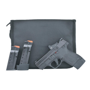 S&W M&P9 Shield Plus OR Handgun 9mm Luger 10rd(1)&15rd(2) Magazines 3.1" Barrel Thumb Safety w/CTS-1500 & Notebook Case SW14398 S&W M&P9 Shield Plus OR Handgun 9mm Luger 10rd(1)&15rd(2) Magazines 3.1" Barrel Thumb Safety w/CTS-1500 & Notebook Case SW14398