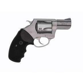 Charter Arms .357 Mag Pug Handgun .357 Mag 5rd Capacity 2.2" Barrel Silver with Full Size Black Grip AR73520 Charter Arms .357 Mag Pug Handgun .357 Mag 5rd Capacity 2.2" Barrel Silver with Full Size Black Grip AR73520
