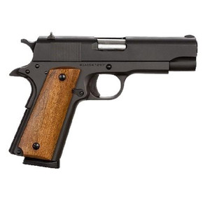 Rock Island Armory M1911 GI Standard MS Handgun .45 ACP 8rd Magazine 4.2" Barrel Black with Wood Grips MA Compliant YK51417MA Rock Island Armory M1911 GI Standard MS Handgun .45 ACP 8rd Magazine 4.2" Barrel Black with Wood Grips MA Compliant YK51417MA