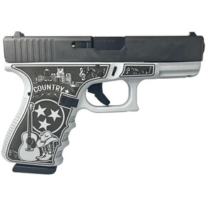 Glock 19 Gen 3 Custom "Tennessee-Navy Gray" Handgun 9mm Luger 15rd Magazines (2) 4.02" Barrel GLPI19502TNG Glock 19 Gen 3 Custom "Tennessee-Navy Gray" Handgun 9mm Luger 15rd Magazines (2) 4.02" Barrel GLPI19502TNG