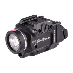 TLR-8 X SUB GUN LIGHT W/RAIL MOUNT FOR GLOCK 43X/48 MOS BLK 430104137 TLR-8 X SUB GUN LIGHT W/RAIL MOUNT FOR GLOCK 43X/48 MOS BLK 430104137