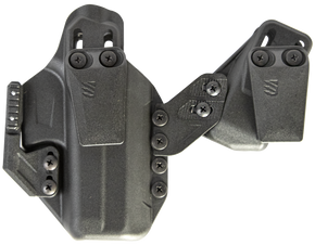 Blackhawk 416168BK Stache IWB Size 68 Black Polymer Belt Clip Compatible w/Glock 43/ 43x/Springfield Hellcat Ambidextrous 134629 Blackhawk 416168BK Stache IWB Size 68 Black Polymer Belt Clip Compatible w/Glock 43/ 43x/Springfield Hellcat Ambidextrous 134629
