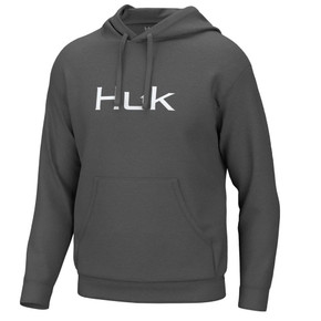 Huk Huk'd Up Logo Long Sleeve Hoodie Volcanic Ash 2XL ATH1300094013XXL Huk Huk'd Up Logo Long Sleeve Hoodie Volcanic Ash 2XL ATH1300094013XXL